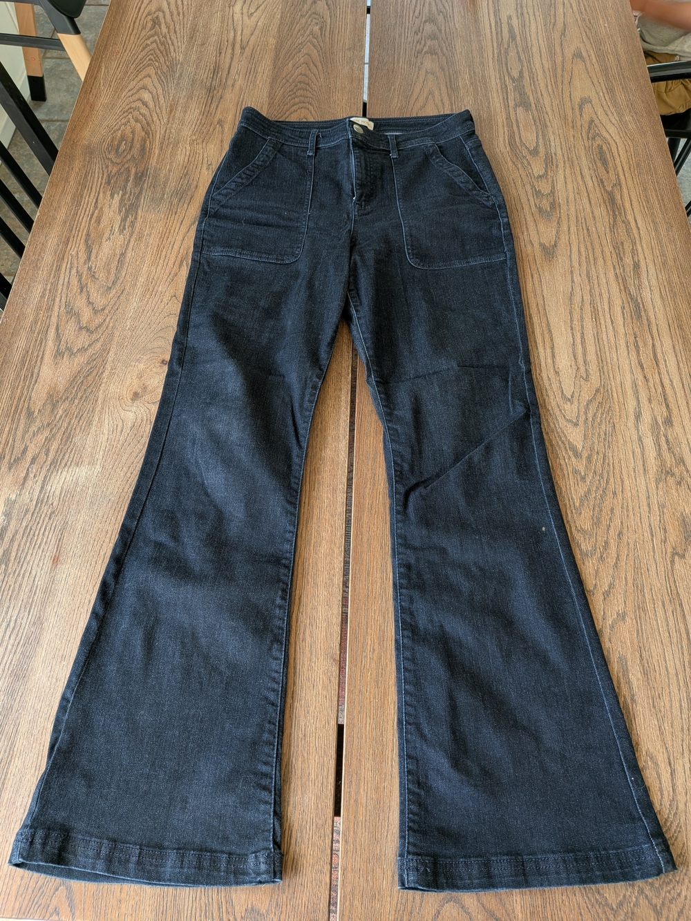 Knox Rose Women's Dark Wash Flare Jeans Pants Size 10